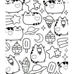 Pusheen coloring page #188435 to print and color