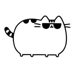 Pusheen - Free printable coloring pages