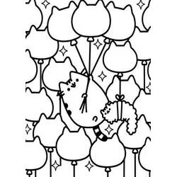 Pusheen coloring page #188448 to print and color