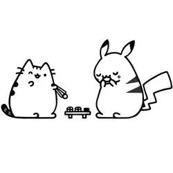 Pusheen coloring page #188456 to print and color