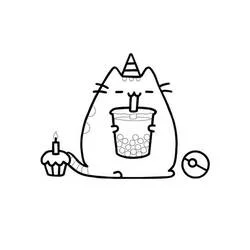 Pusheen coloring page #188462 to print and color