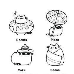 Pusheen coloring page #188465 to print and color