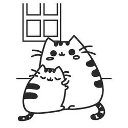 Pusheen coloring page #188467 to print and color