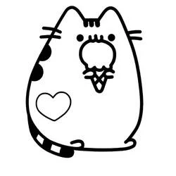 Pusheen coloring page #188471 to print and color