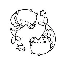 Pusheen coloring page #188478 to print and color