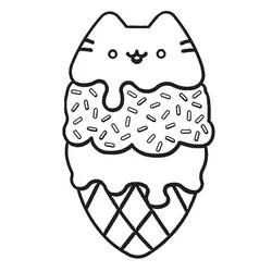 Pusheen coloring page #188480 to print and color