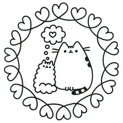 Pusheen coloring page #188481 to print and color