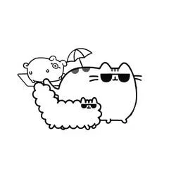 Pusheen coloring page #188482 to print and color