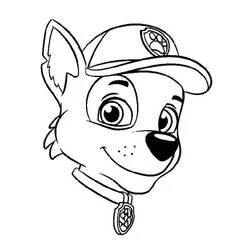 Rocky PAW Patrol - Free printable coloring pages