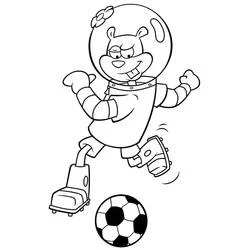 Sandy Cheeks - Free printable coloring pages