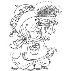 Sarah Kay - Free printable coloring pages