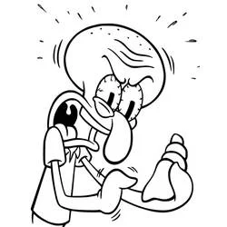 Squidward Tentacles coloring page #220567 to print and color