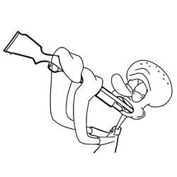 Squidward Tentacles coloring page #220589 to print and color