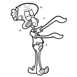 Squidward Tentacles coloring page #220594 to print and color