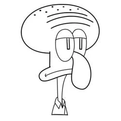 Squidward Tentacles coloring page #220595 to print and color