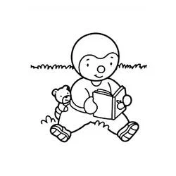 T'choupi coloring page #180330 to print and color