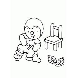 T'choupi coloring page #180341 to print and color