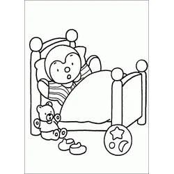 T'choupi coloring page #180344 to print and color