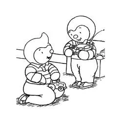 T'choupi coloring page #180346 to print and color