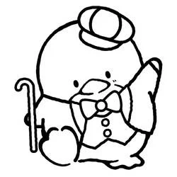 Tuxedo Sam coloring page #220167 to print and color