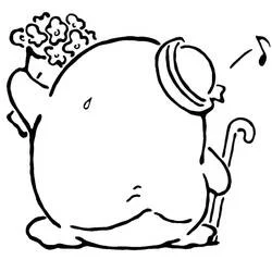 Tuxedo Sam coloring page #220168 to print and color