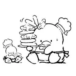 Tuxedo Sam coloring page #220173 to print and color