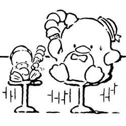Tuxedo Sam coloring page #220183 to print and color