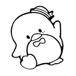 Tuxedo Sam coloring page #220186 to print and color