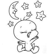 Tweety and Sylvester - Free printable coloring pages