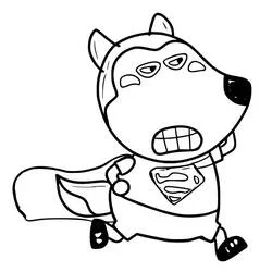 Wolfoo - Free printable coloring pages