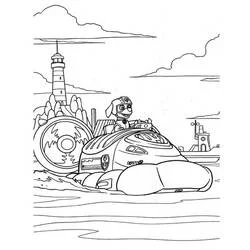 Zuma PAW Patrol - Free printable coloring pages