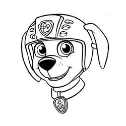 Zuma PAW Patrol - Free printable coloring pages