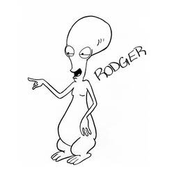 American Dad! - Free printable coloring pages