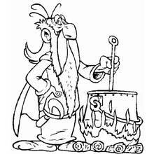 Asterix and Obelix - Free printable coloring pages