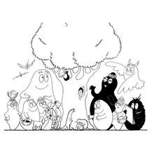 Barbapapa - Free printable coloring pages