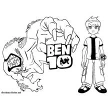 Ben 10 - Free printable coloring pages
