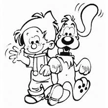 Billy and Buddy - Free printable coloring pages