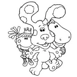Blue’s Clues - Free printable coloring pages