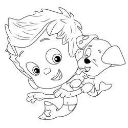 Bubble Guppies - Free printable coloring pages