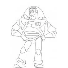Buzz Lightyear of Star Command - Free printable coloring pages