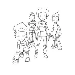 Code Lyoko - Free printable coloring pages