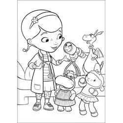 Doc McStuffins - Free printable coloring pages