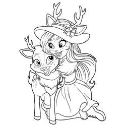 Free printable Enchantimals (Cartoons and Animated Shows) coloring page #186395