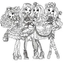 Ever After High (Cartoons and Animated Shows) coloring page #207965 to print and color