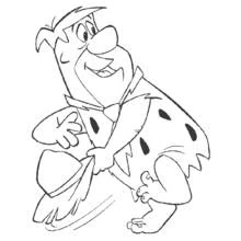 Flintstones - Free printable coloring pages