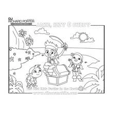 Jake and the Never Land Pirates (Cartoons and Animated Shows) coloring page #42513, free to print at home