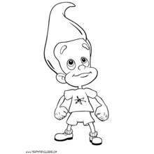 Jimmy Neutron - Free printable coloring pages
