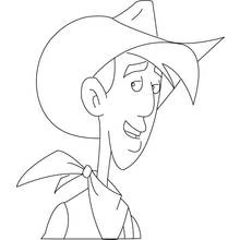 Lucky Luke - Free printable coloring pages