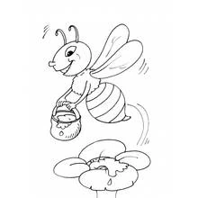 Maya the bee - Free printable coloring pages