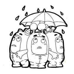 Oddbods - Free printable coloring pages